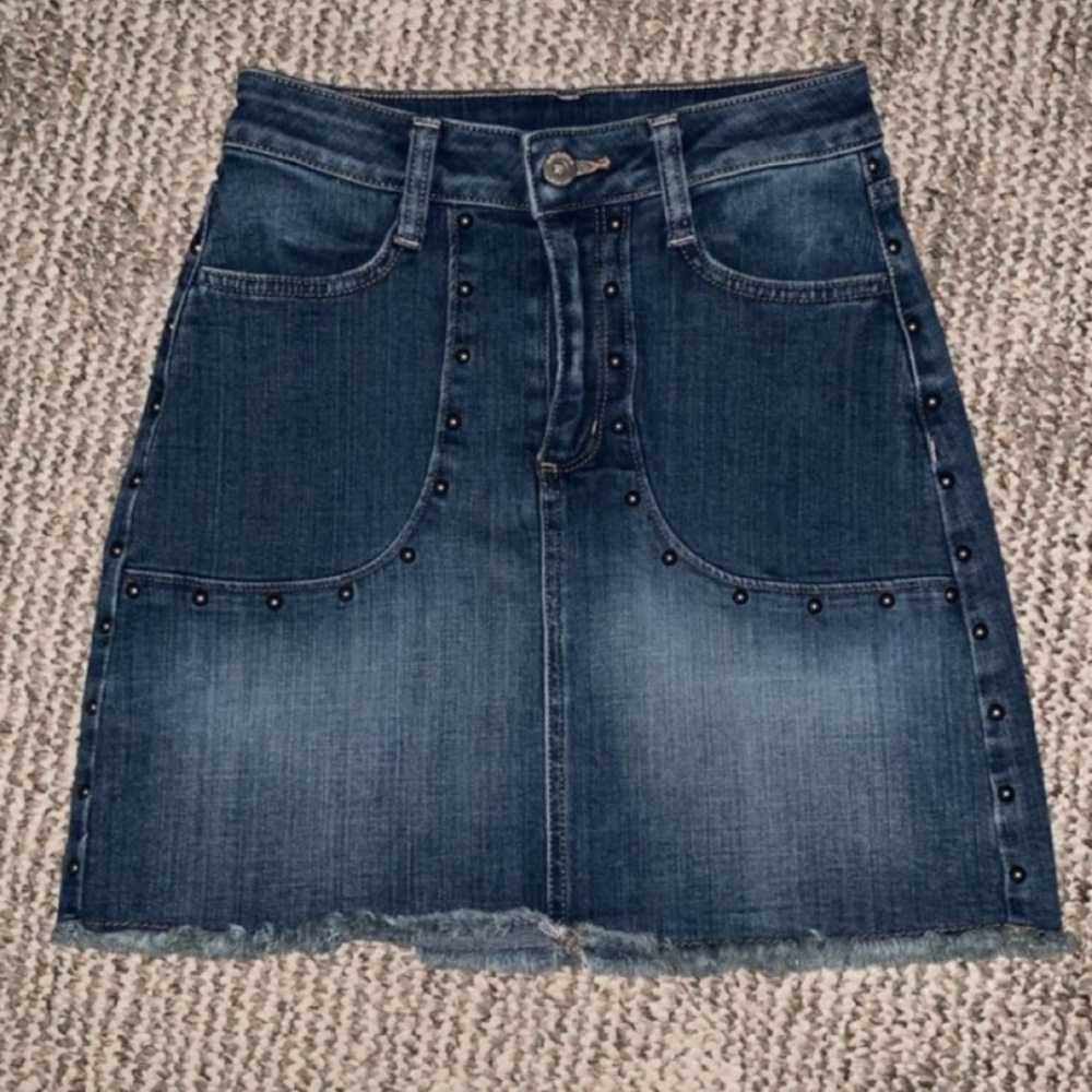 Arizona denim skirt with studs